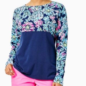 Finn top - pineapple paradise print